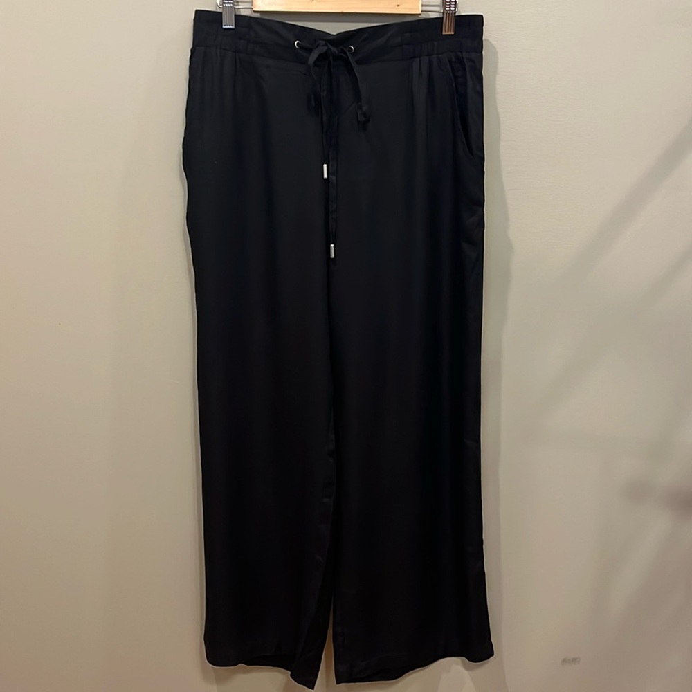 Elsie & Zoey Black Wide  Leg Pants